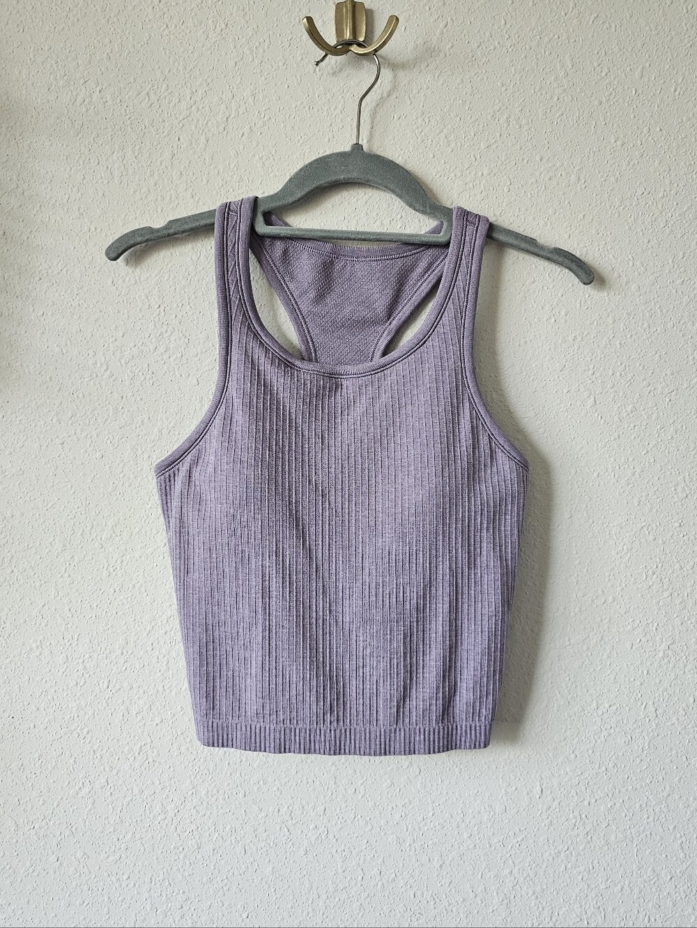lululemon athletica Lavender Ribbed Racerback Tank